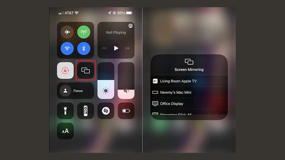 وصل کردن آیفون به تلویزیون با Screen Mirroring